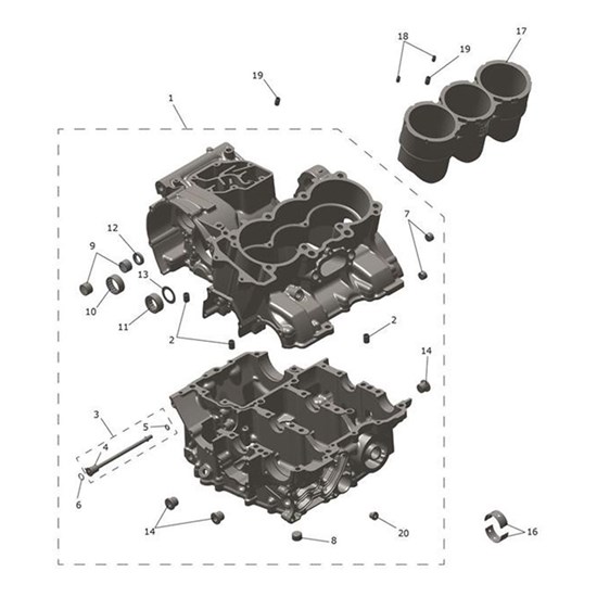 Bild von Crankcase Assy, Spares Kit
