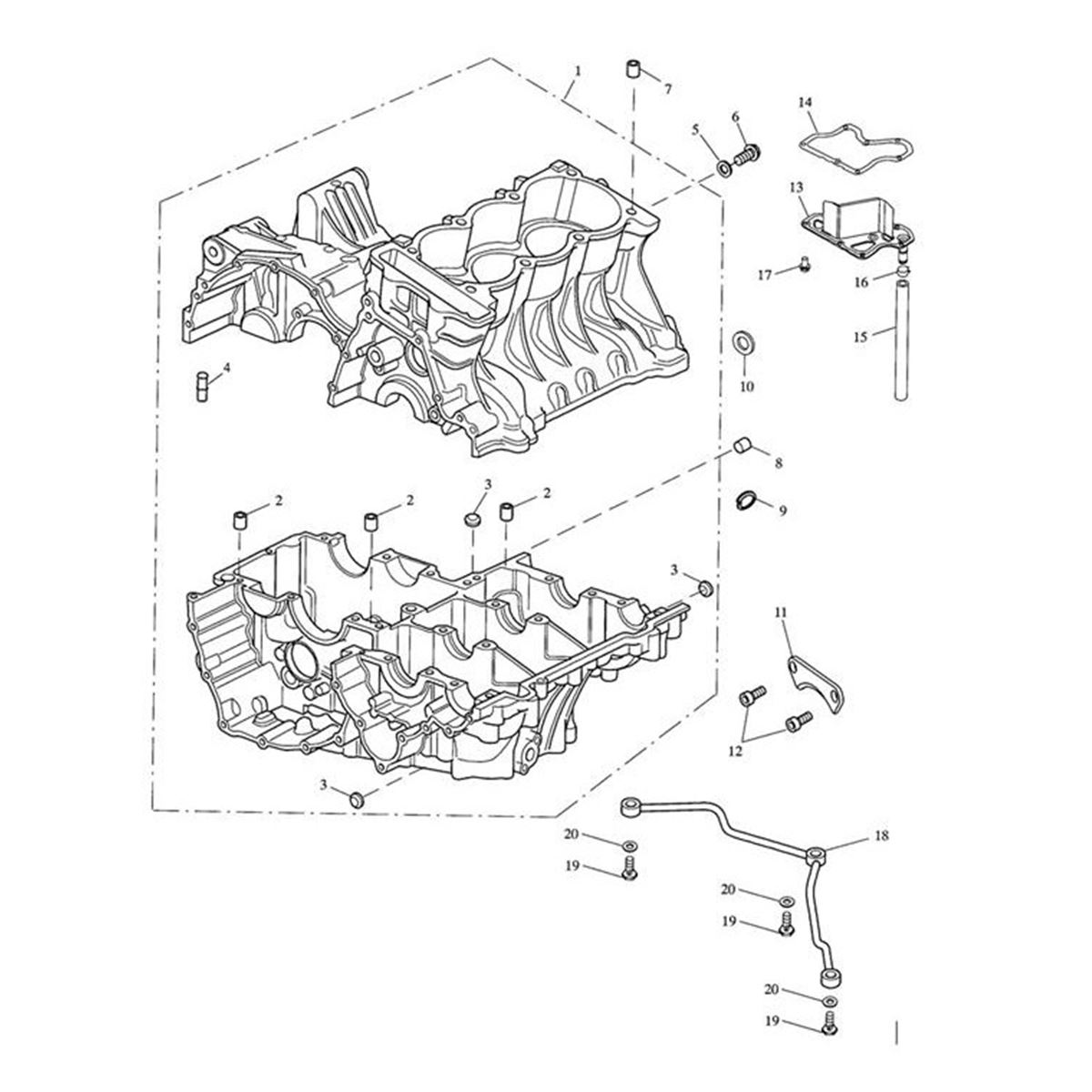Bild von Crankcase Assy, Spares