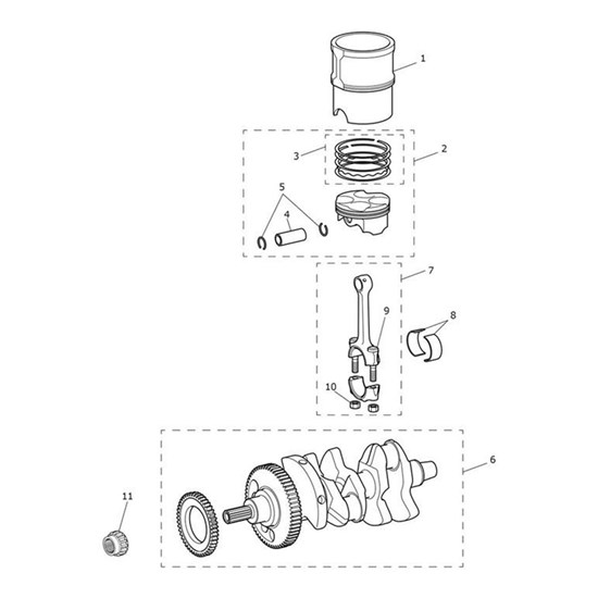 Bild von Crankshaft Assembly