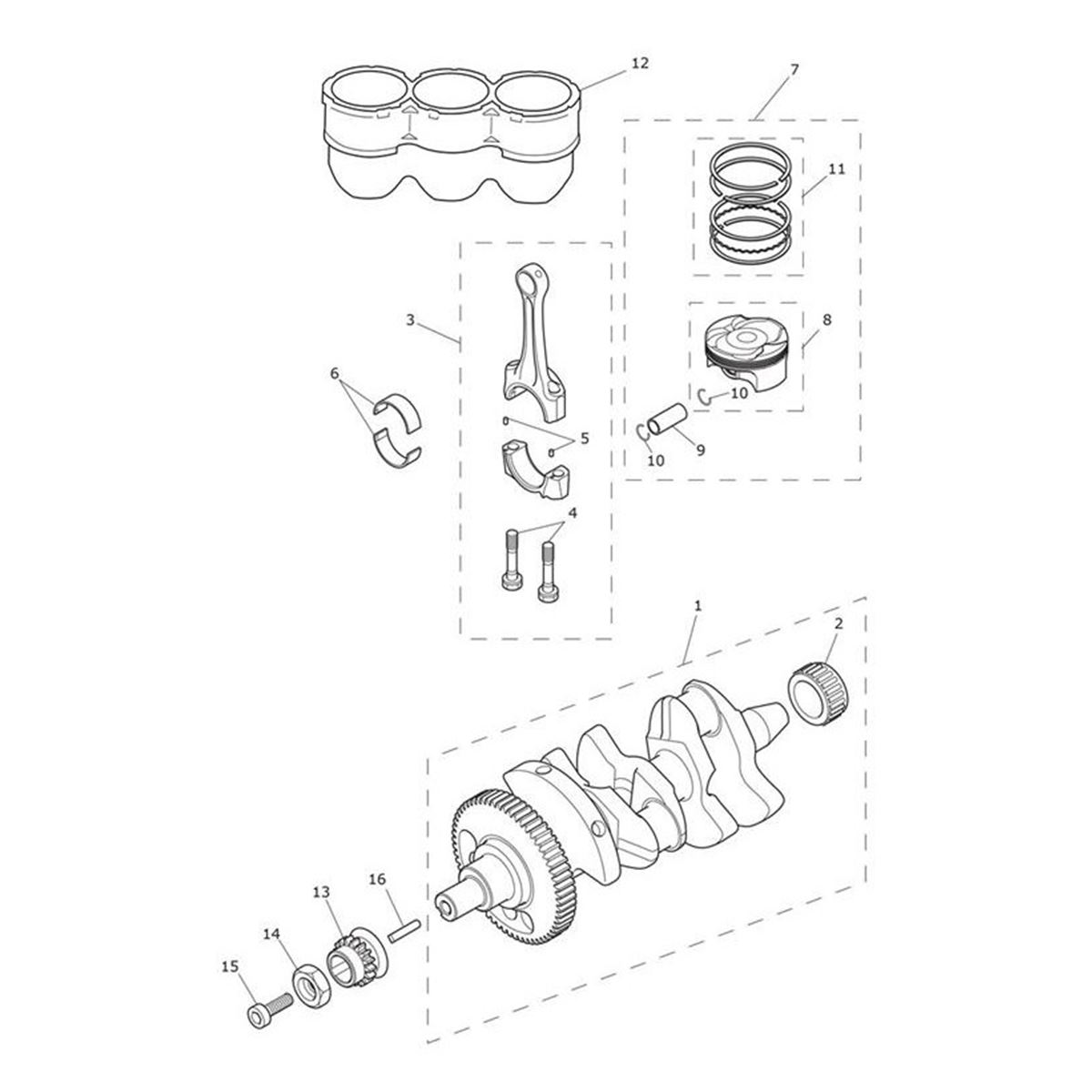 Bild von Crankshaft Assembly