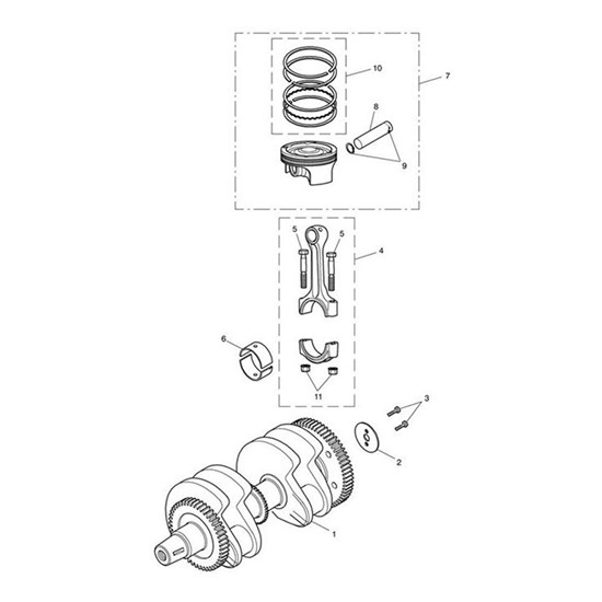 Bild von Crankshaft Assy