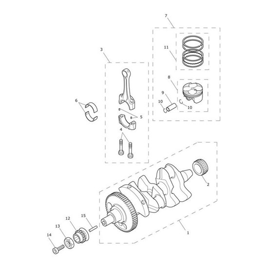 Bild von Crankshaft Assy