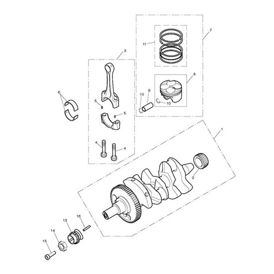 Bild von Crankshaft Assy