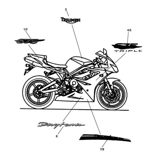 Bild von DECAL, REAR, LH, COLOUR 4