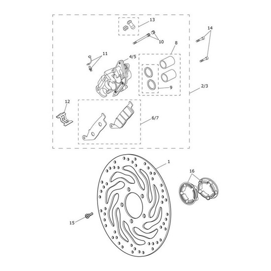 Bild von Damper, Front Brake