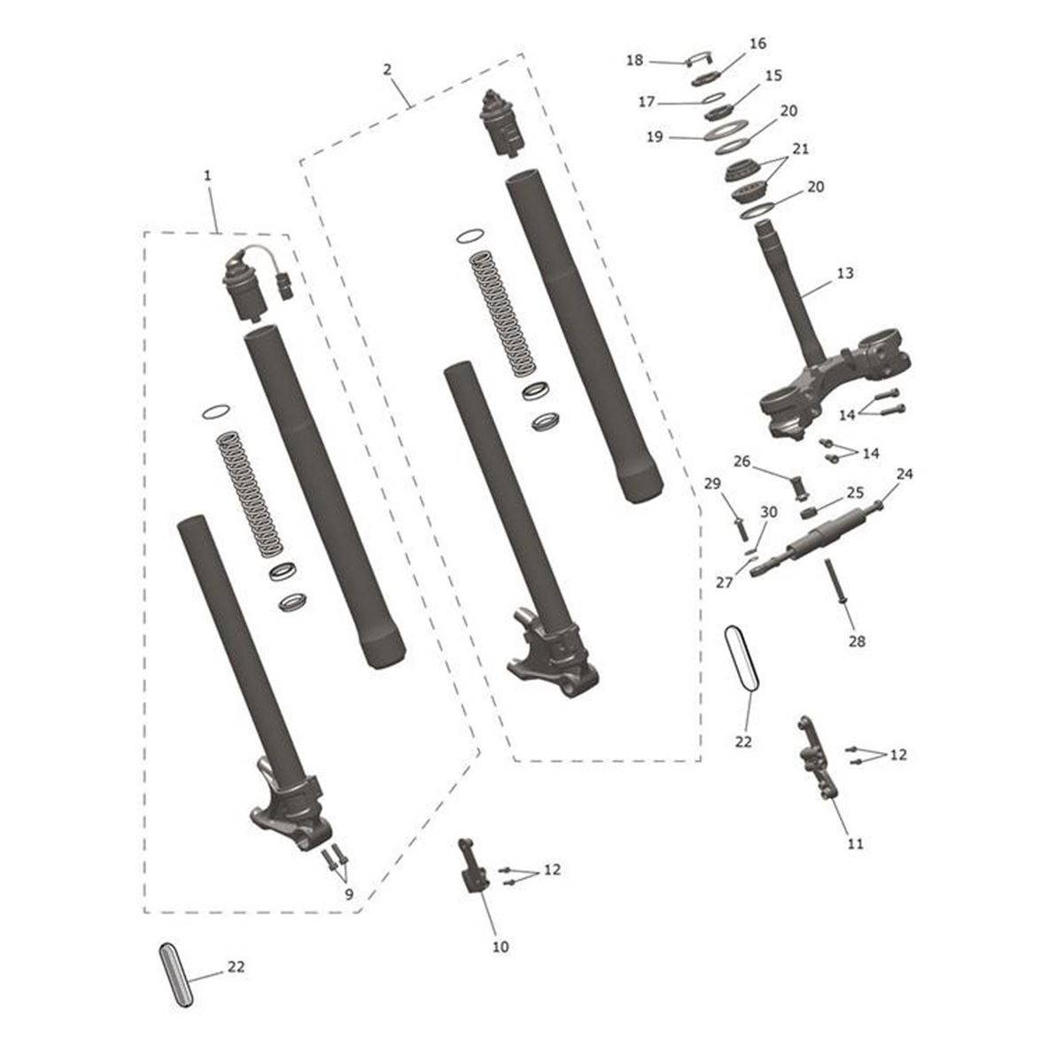 Bild von Damper, Steering, Adjustable