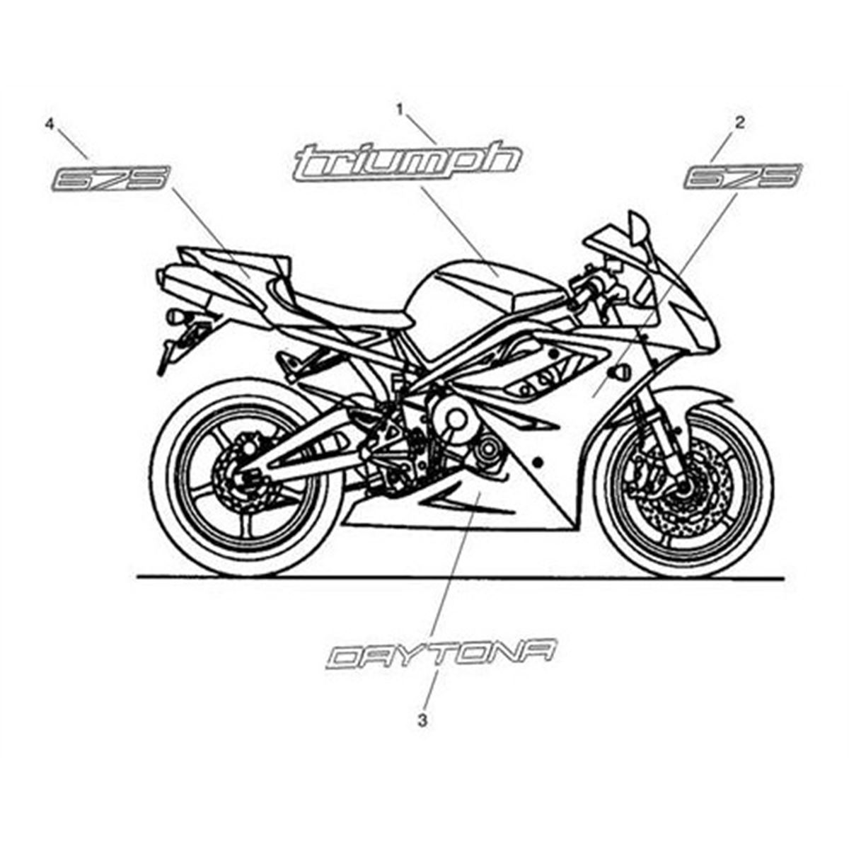 Bild von Decal, Fairing (675)