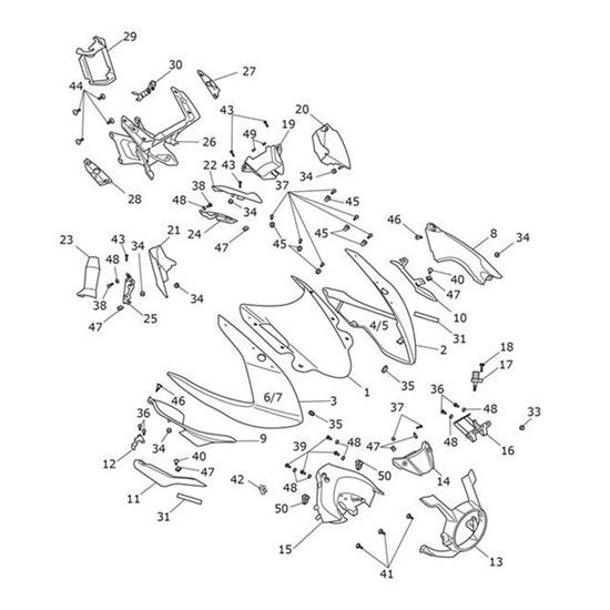 Bild von Decal, Fairing, LH