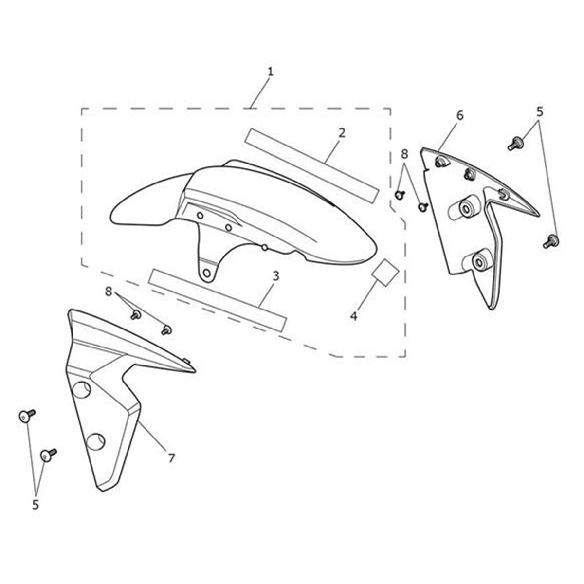Picture of Decal, Front Mudguard, RH