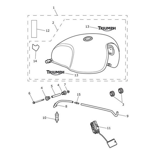 Bild von Decal, Fuel Tank, LH