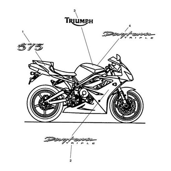 Bild von Decal, Fuel Tank, Side