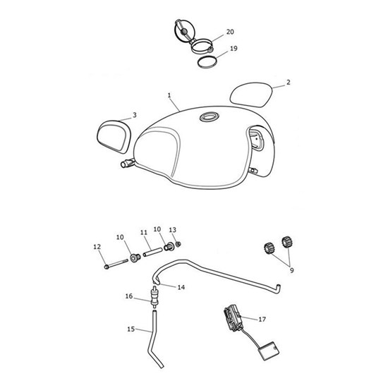 Bild von Decal, Fuel Tank