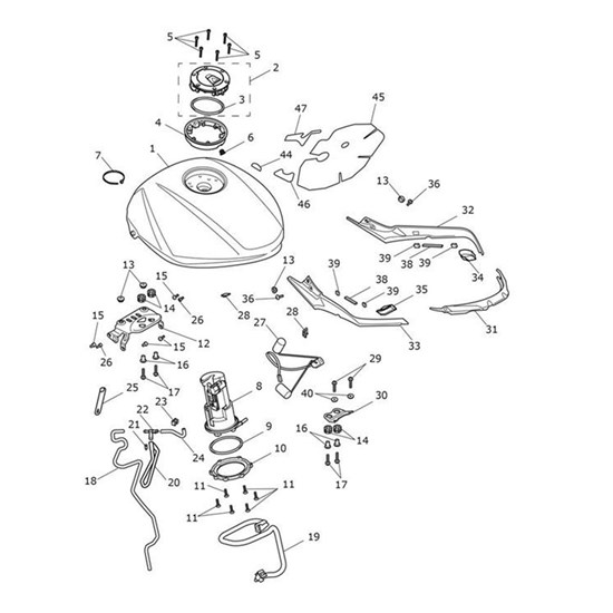 Bild von Decal, Fuel Tank