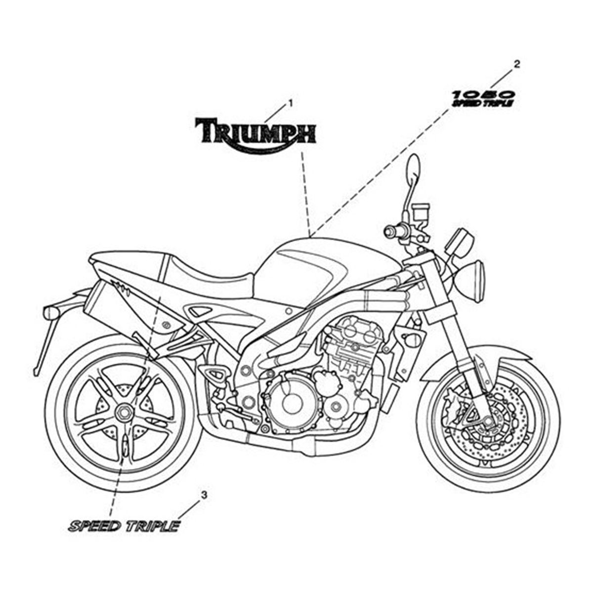 Bild von Decal, Fuel Tank