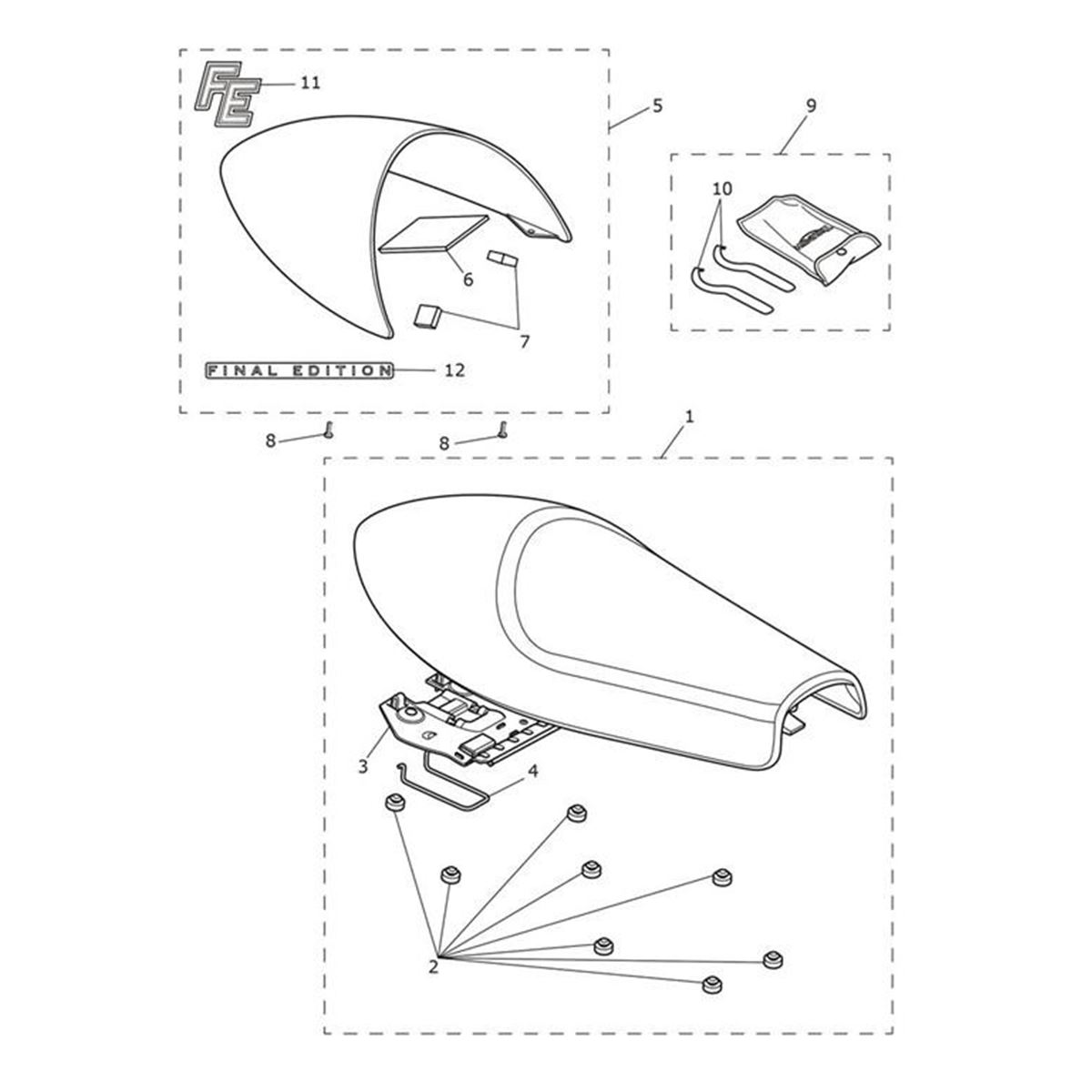 Bild von Decal, Seat Cowl, FE, Aurum Gold