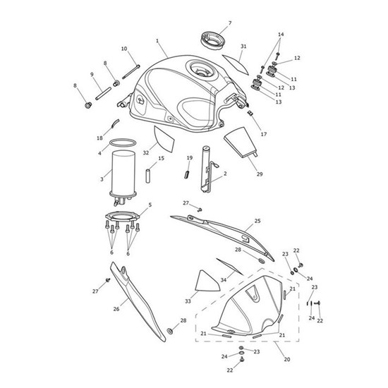 Bild von Decal, Tank Cover, LH