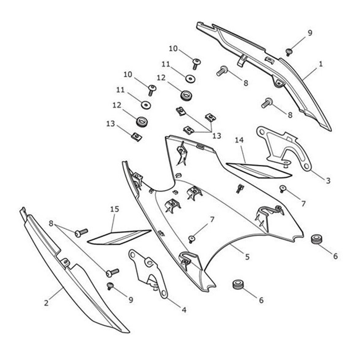 Bild von Decal, Undertray, RH