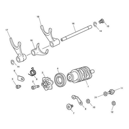 Bild von Detent Wheel, Pivot, G/change