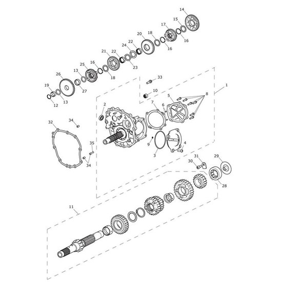 Bild von Drive Unit, Front Bevel Box