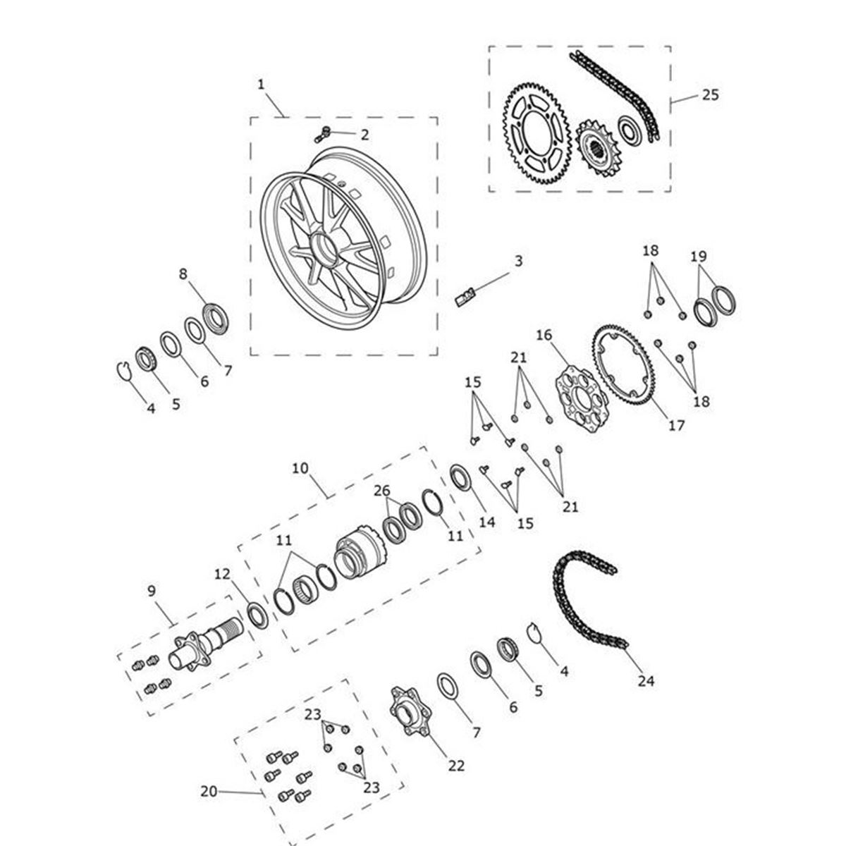 Bild von Eccentric Assy & Seal Kit