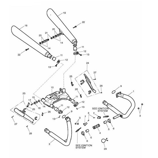 Bild von Exh, Header Assy, LH