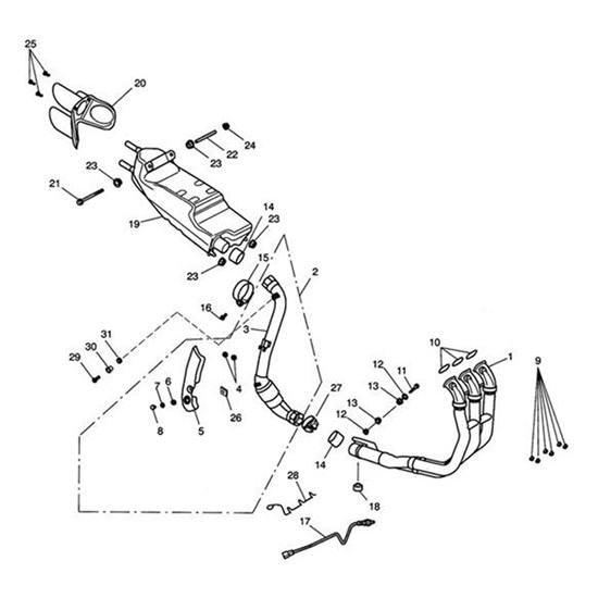 Bild von Exhaust Header Assembly