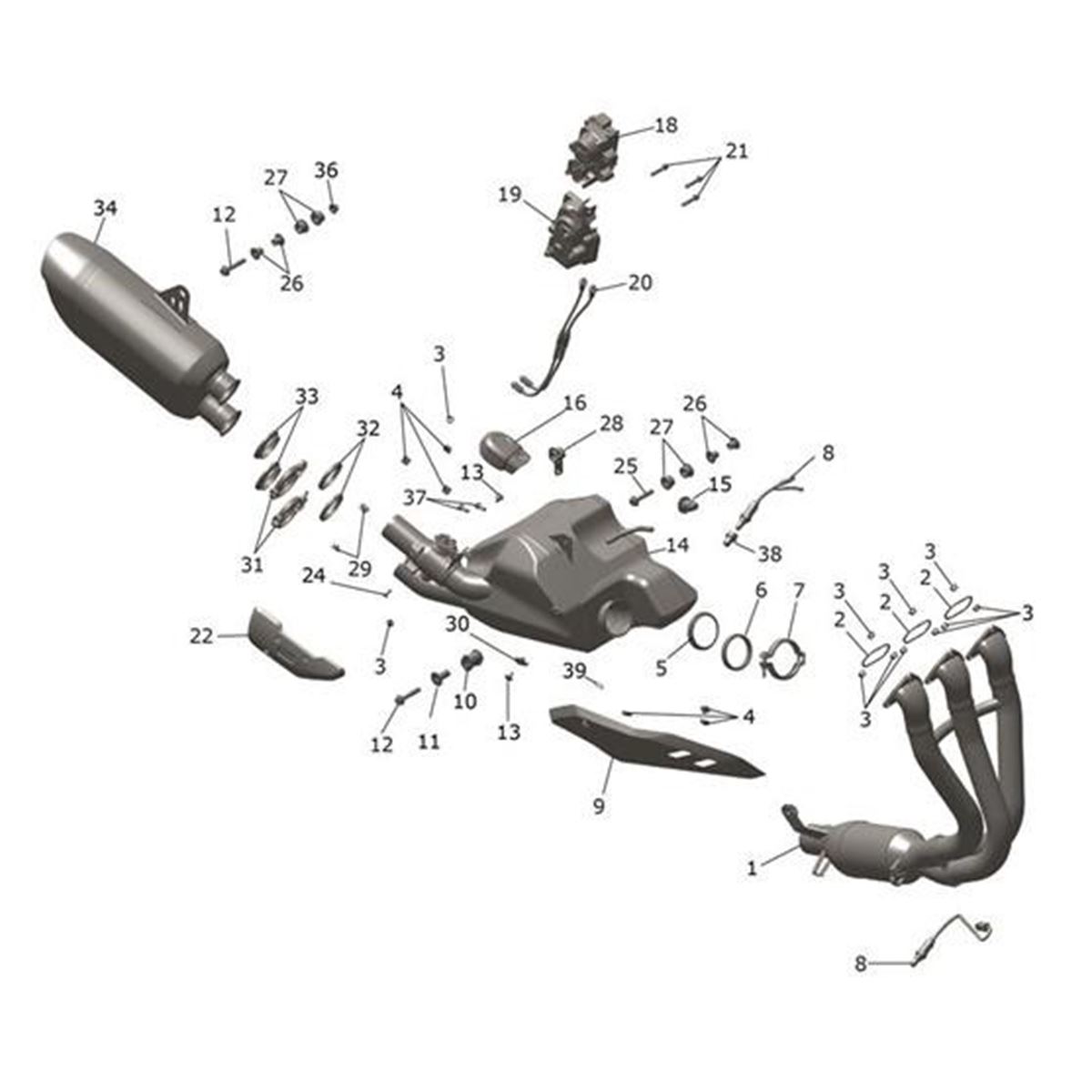 Bild von Exhaust Header Assembly