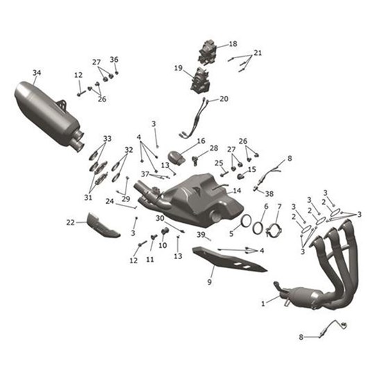 Bild von Exhaust Header Assembly