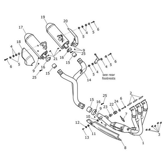 Bild von Exhaust Header Assy, Euro 4