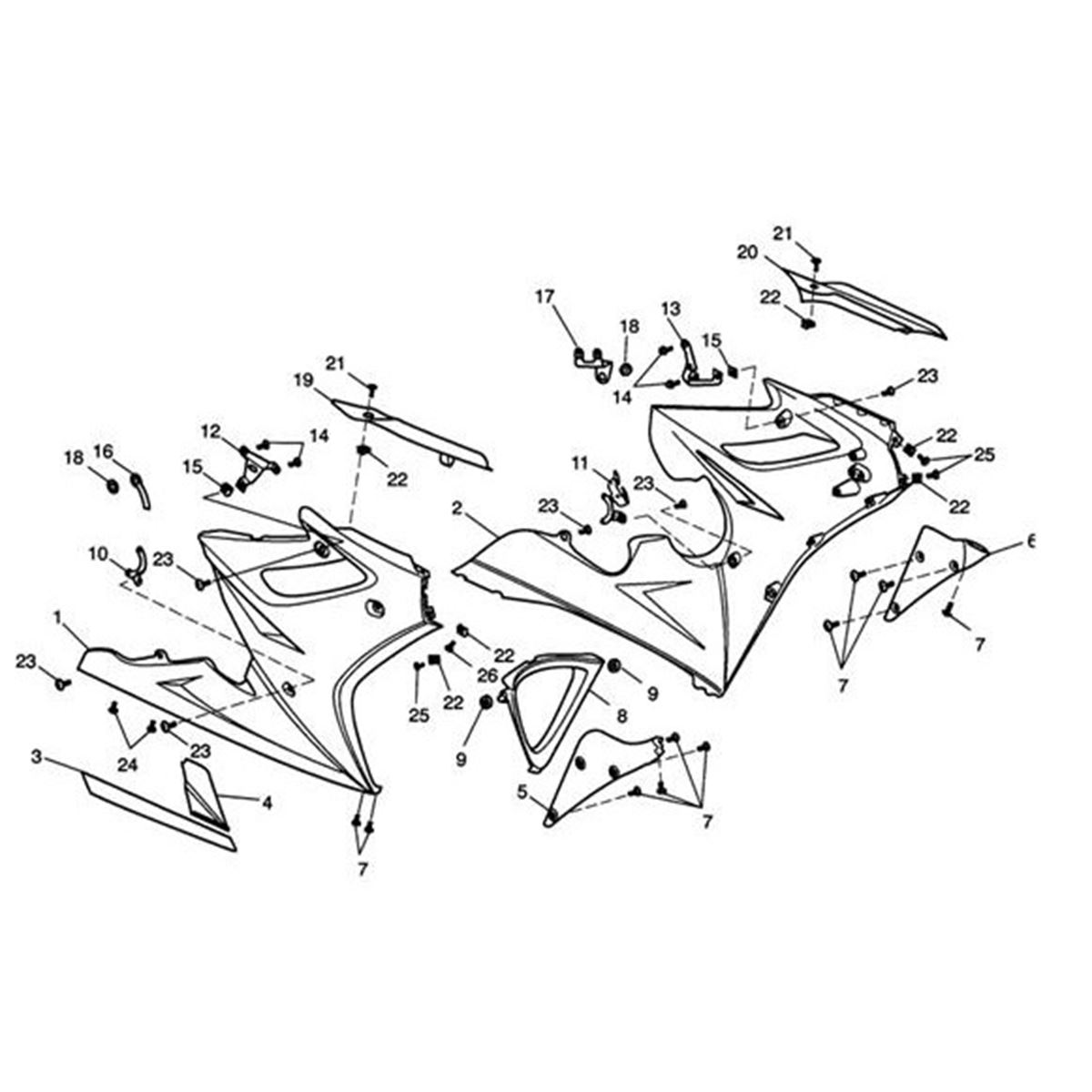 Bild von Fairing, LH