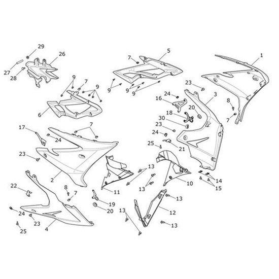 Bild von Fairing, Upper, RH