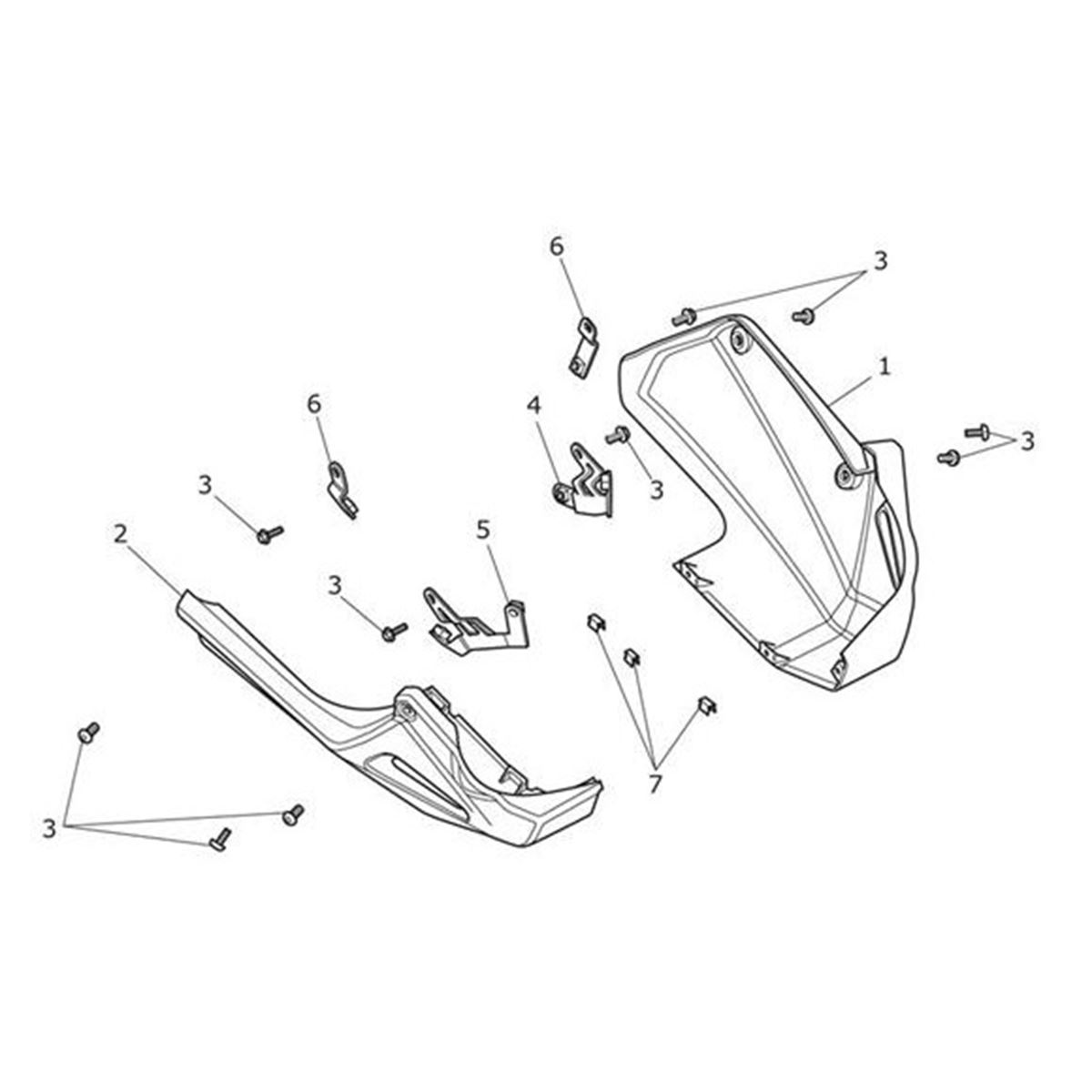 Bild von Fastener, Edge Panel