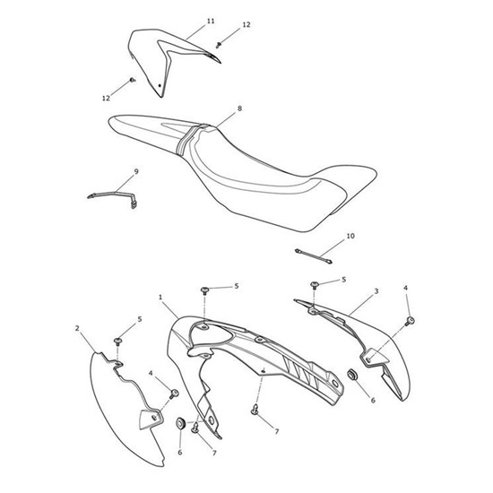 Bild von Finisher, Rear Light Moulding