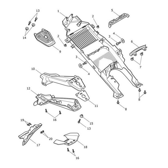 Bild von Fixing Plate, Number Plate