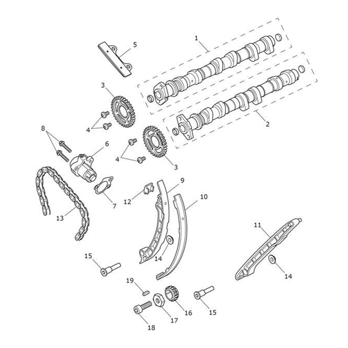 Bild von Flanged Sleeve, M8