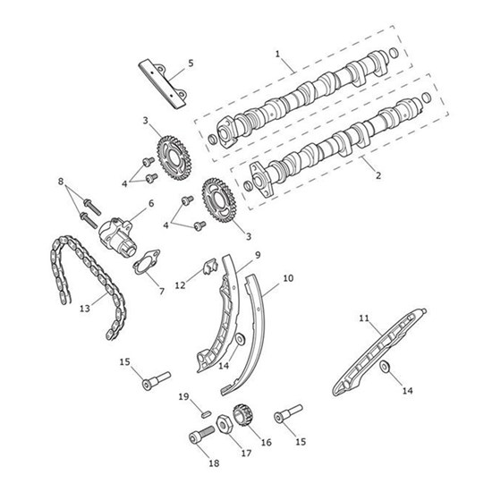 Bild von Flanged Sleeve, M8