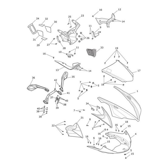 Bild von Foam Pad, Intake, RHS