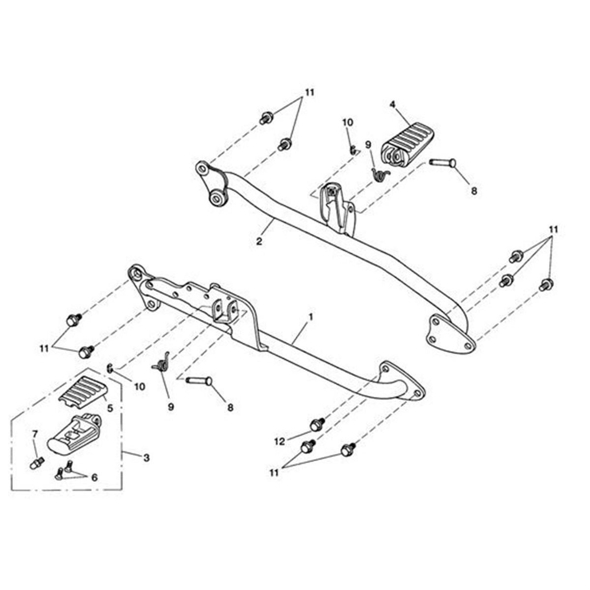 Bild von Foot Control Mtg Assy, LHS