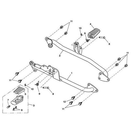 Bild von Foot Control Mtg Assy, RHS