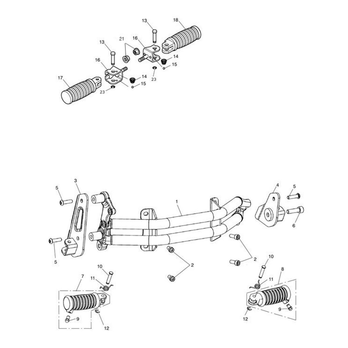 Bild von Footrest Assy, Front, LH