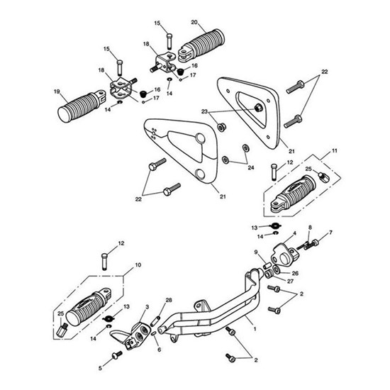 Bild von Footrest/Control Hanger Assy