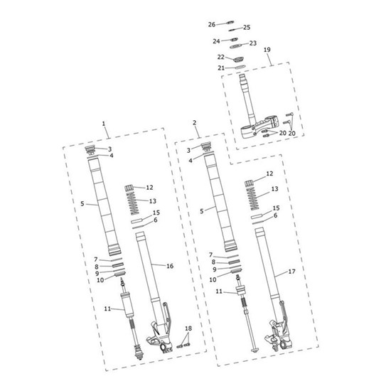 Bild von Fork Assembly, RH