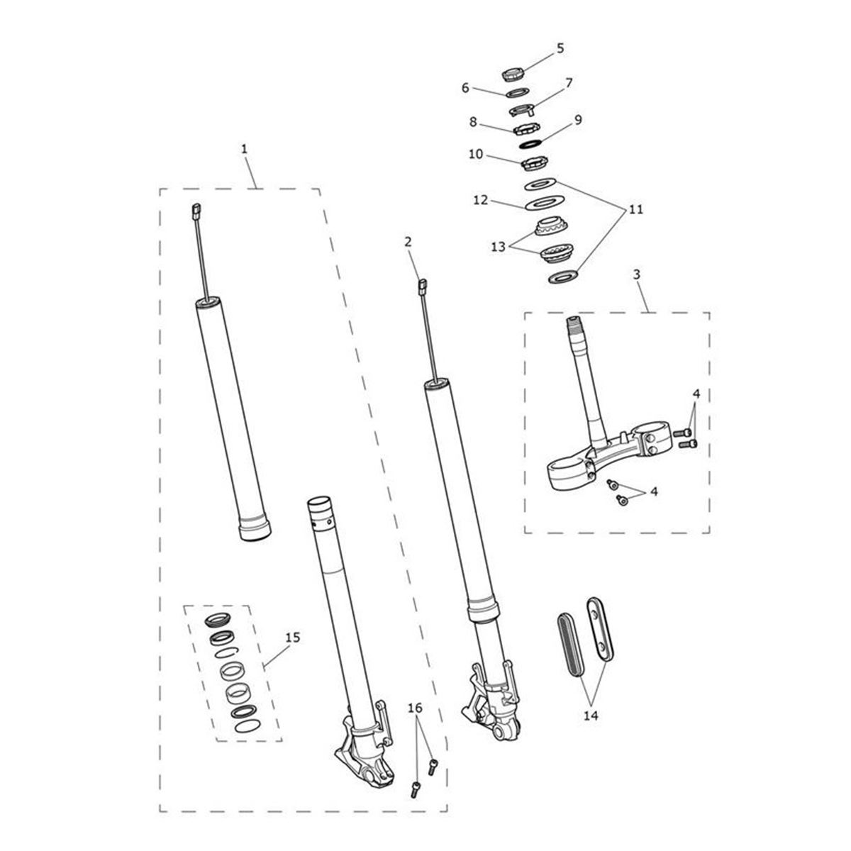 Bild von Fork Assy, TSAS, LH