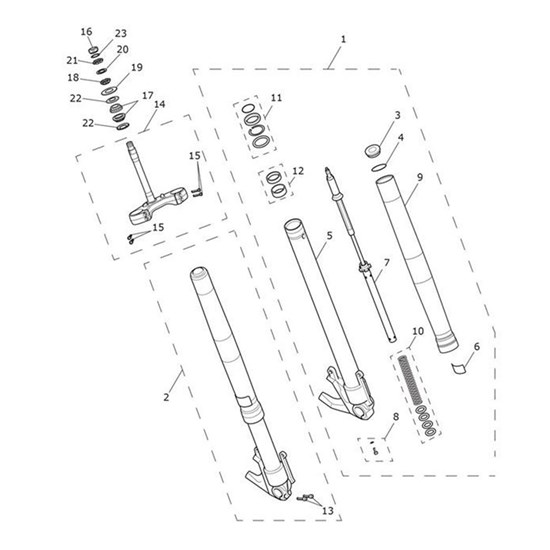 Bild von Fork Cap Assy, LH