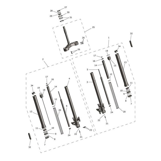 Bild von Fork Leg Assembly, LH