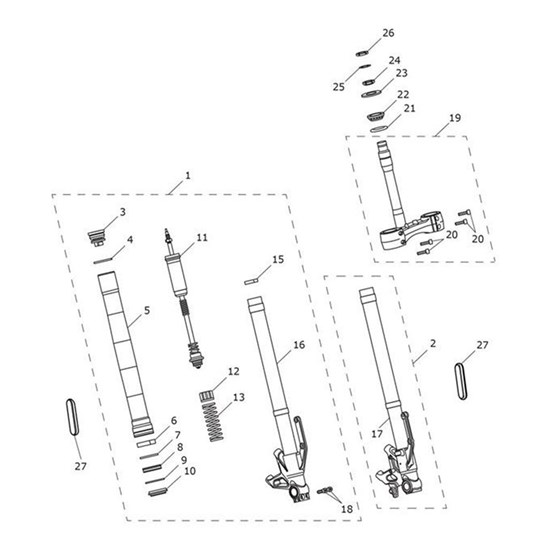 Bild von Fork Leg Assembly, LH