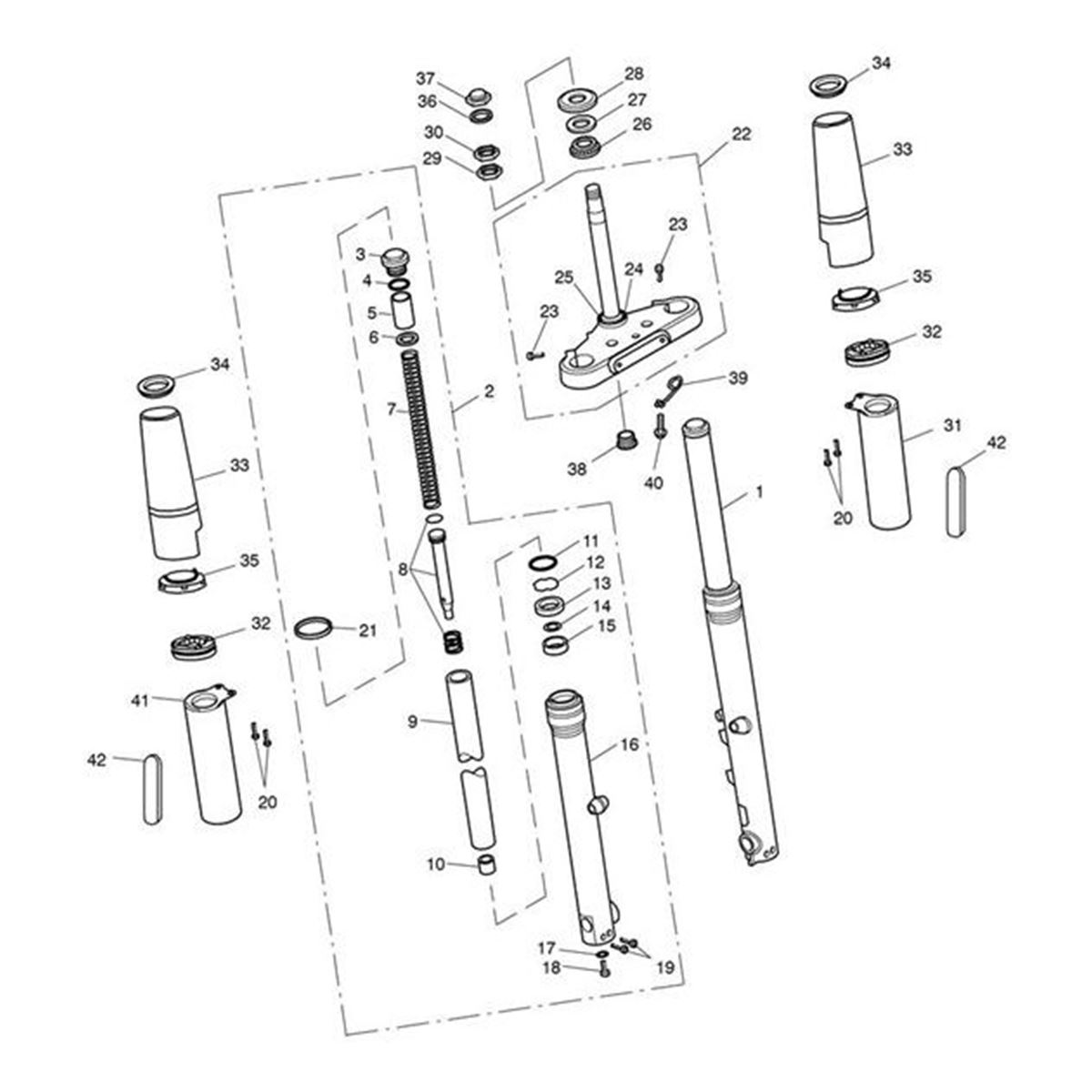 Picture of Fork Leg Assy, LH