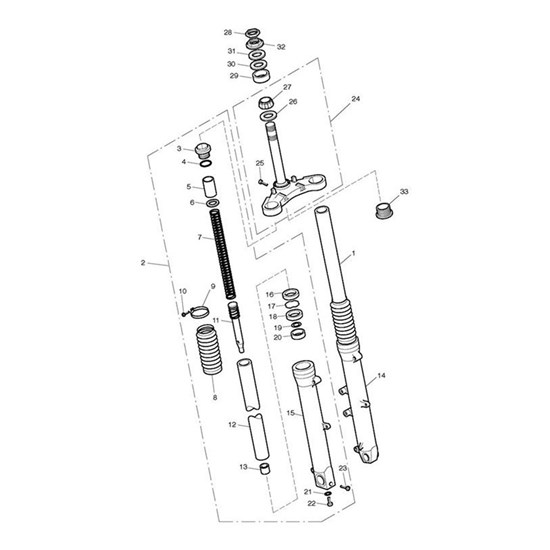 Bild von Fork Leg Assy, LH