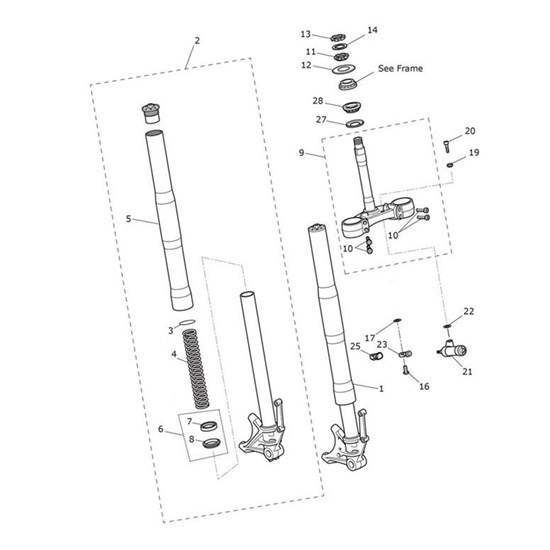 Bild von Fork Leg Assy, LH