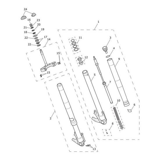 Bild von Fork Spring Set